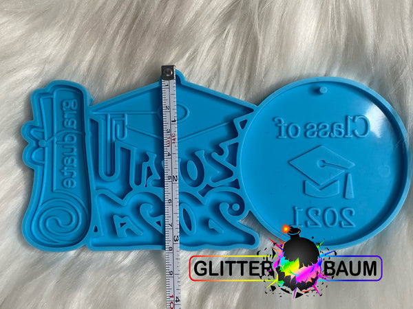 !! FREE MOLD !! - 2021 GRADUATE MULTI KEYCHAIN MOLD