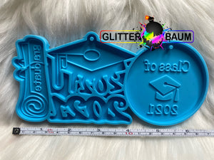 !! FREE MOLD !! - 2021 GRADUATE MULTI KEYCHAIN MOLD